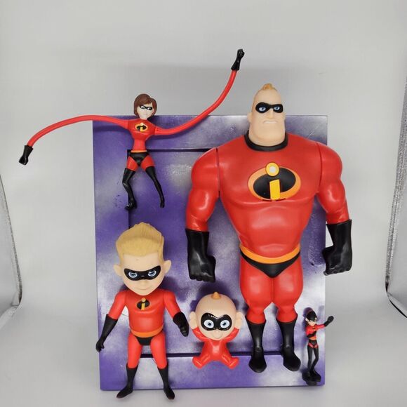 INCREDIBLES 3D TOY POP Artwork Original Mixed Media Art INTERACTIVE Unique - Picture 2 of 12